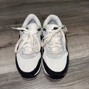 Nike Air Max 1 Kids Sneakers White Black Size 1Y